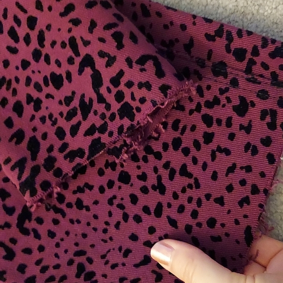 Rag & Bone Hana Hi-Rise Cropped Cheetah Print Jeans Size 25 - Picture 8 of 9